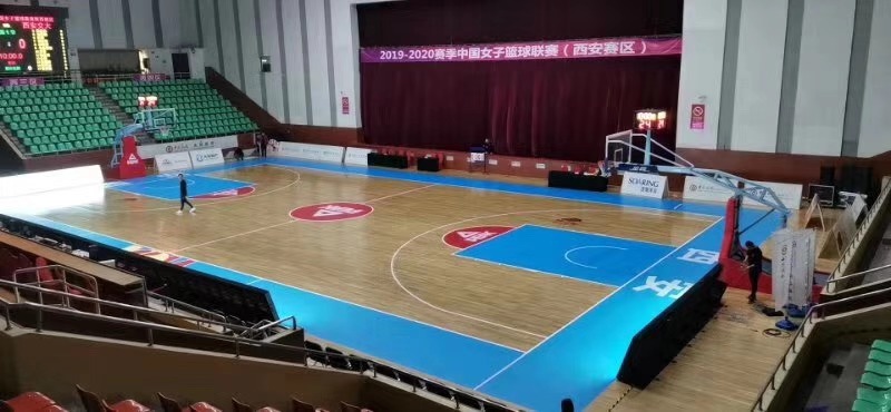 银河优越会安检机安检门安检设备在2019-2020赛季中国女子蓝球联赛西安赛区调试完成并投入使用