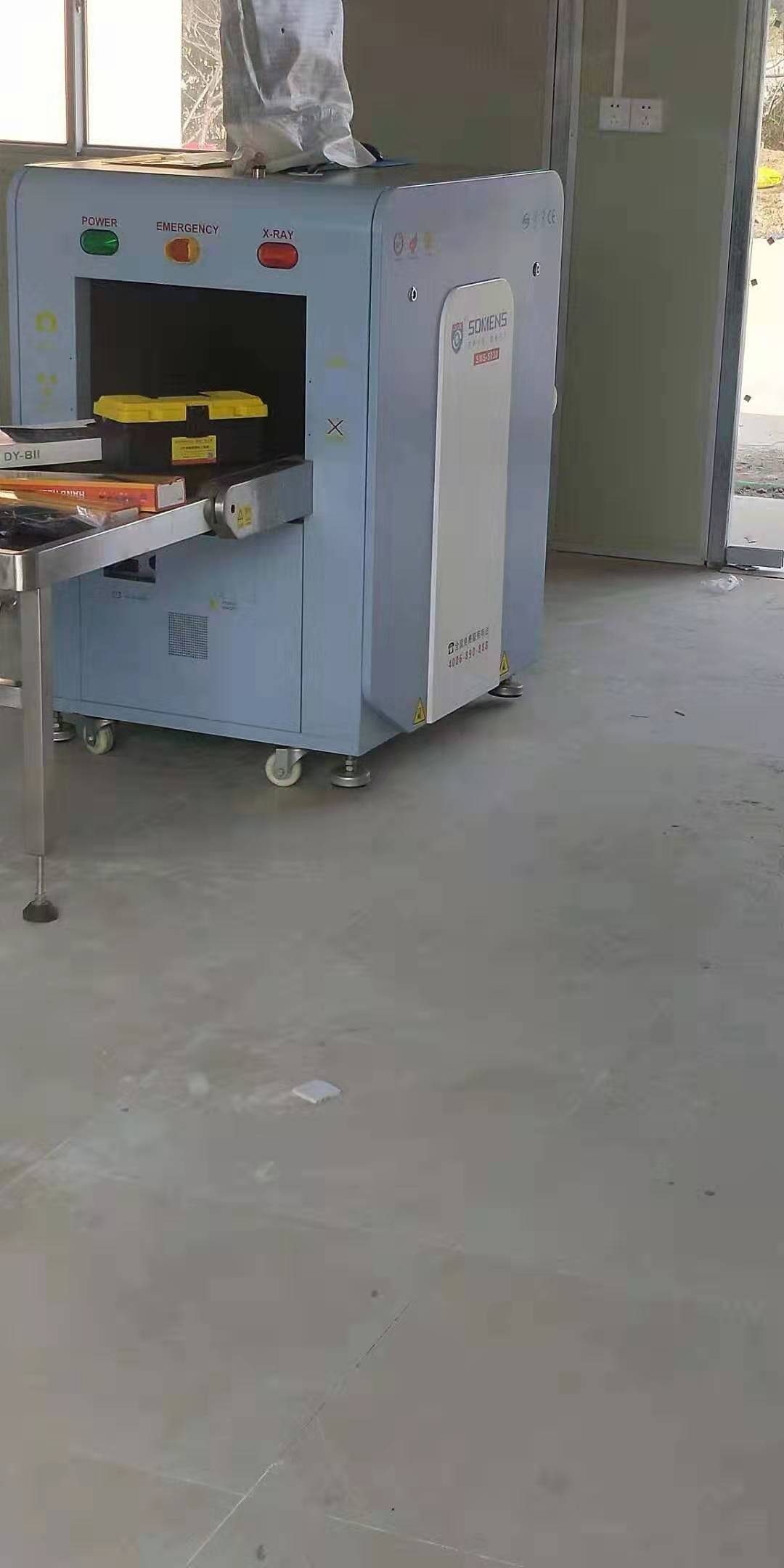 广东省河源市连平上坪公安检查站采用银河优越会安检机安检门等安检设备
